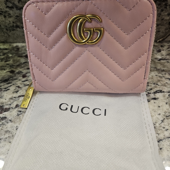 Pink Quilted Women's Wallet - Picture 3 of 4